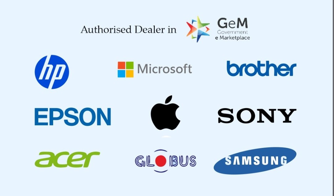Authorized Dealer in GEM, HP, Microsoft, Brother, Epson, Apple, Sony, Acer, Globus, Samsung